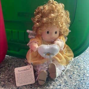 November Angel Doll with Golden Hair